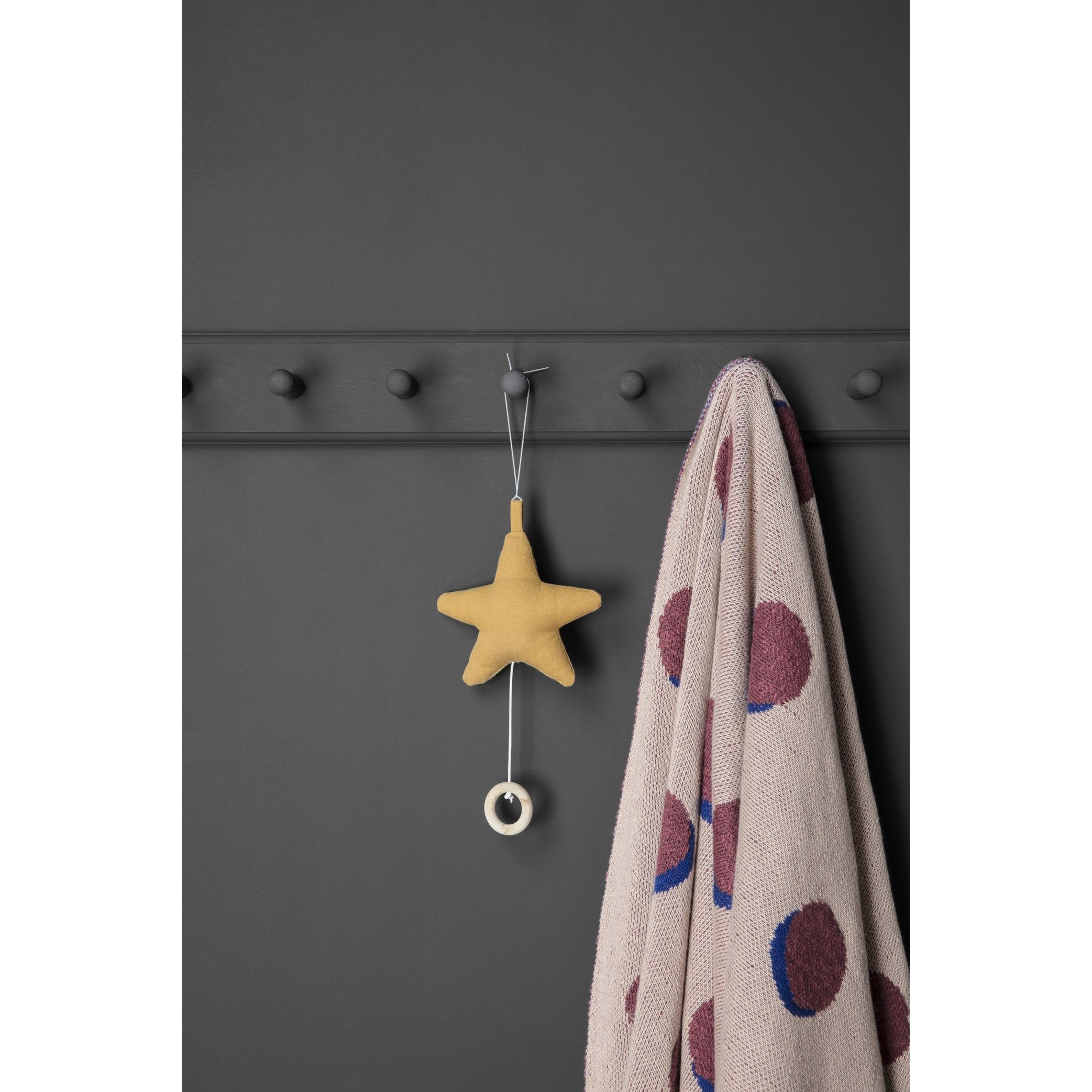 [product_category]-Ferm Living Star Musik Mobile, Mustard Yellow-Ferm Living-5704723020400-8199-FER-2