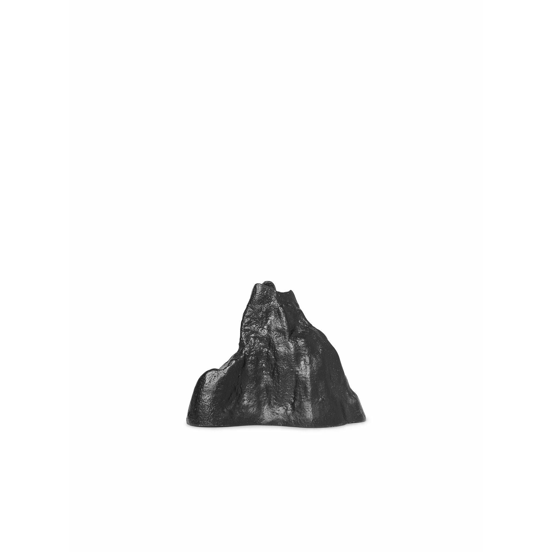[product_category]-Ferm Living Stone Candle Holder Small, Blackened Aluminium-Ferm Living-5704723261247-1104263158-FER-2