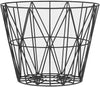 Ferm Living Gevindskurv sort, Ø40cm