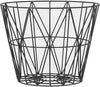 Ferm Living Gevindskurv sort, Ø50 cm