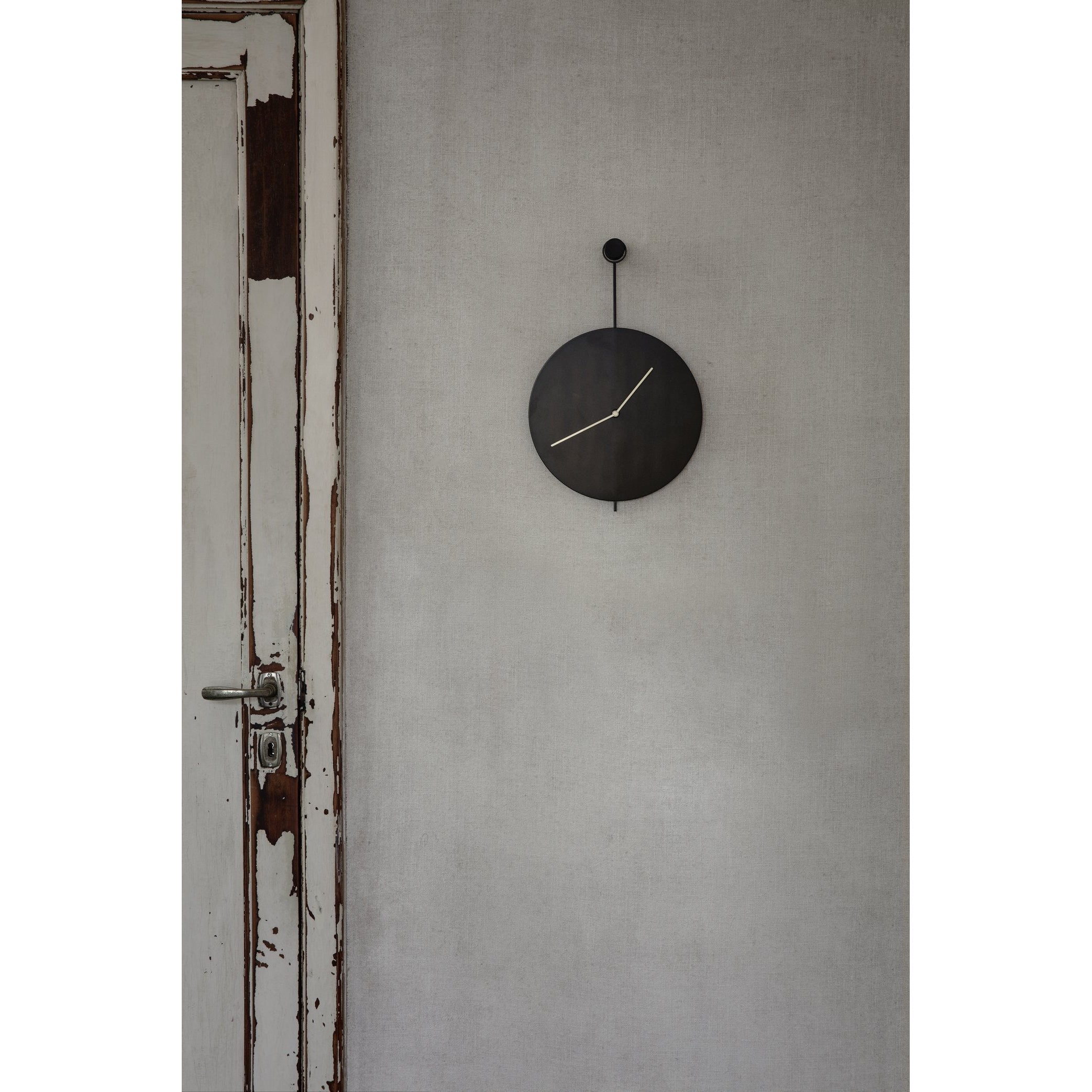 [product_category]-Ferm Living Trace Wall Clock Brass, Black-Ferm Living-5704723031901-100176673-FER-3