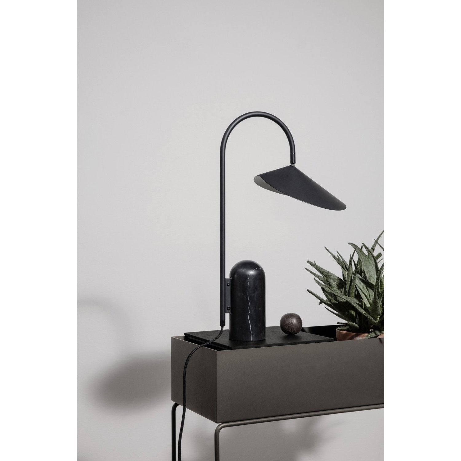[product_category]-Ferm Living Tray For The Plant Box Oak Veneer, Black-Ferm Living-5704723026327-100157101-FER-2