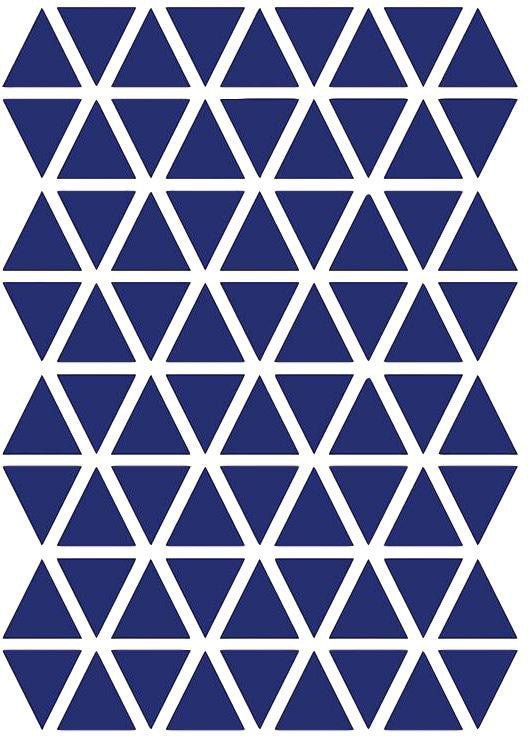 Ferm Living Triangles Wallsticker, Blue