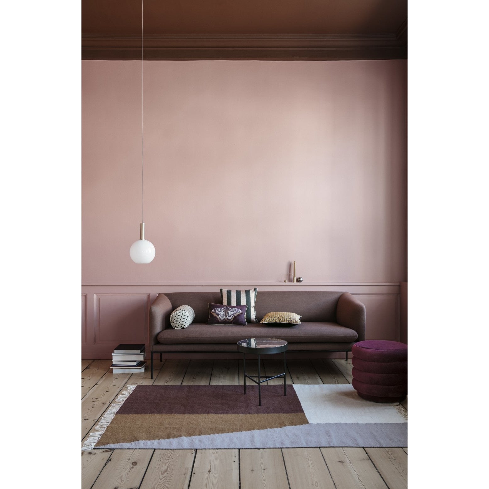 [product_category]-Ferm Living Turn Sofa 3 Wool, Solid Blue-Ferm Living-5704723017585-9552-FER-2