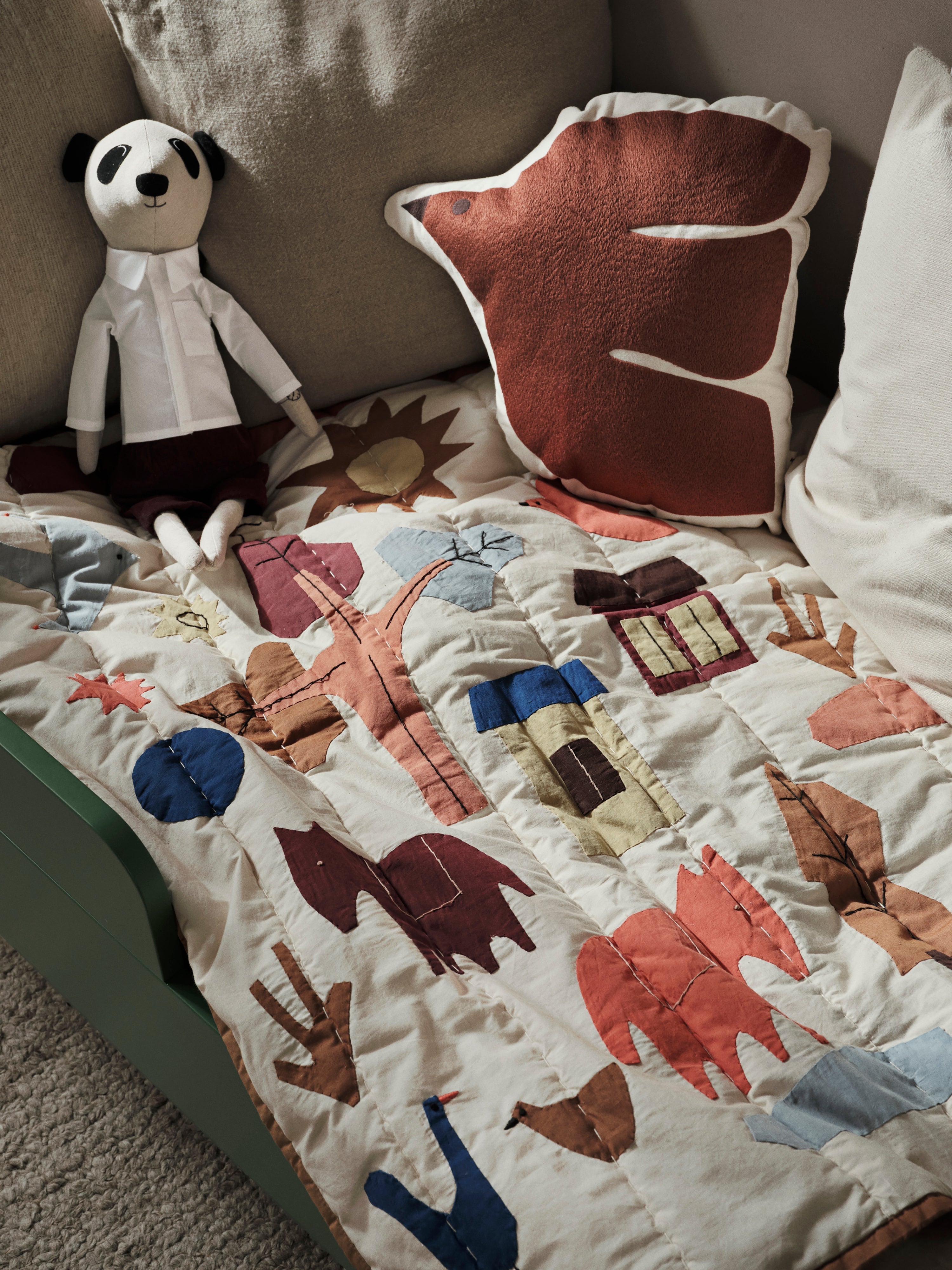 [product_category]-Ferm Living Village Quilted Blanket Multi-Ferm Living-5704723318644-1104268879-FER-2