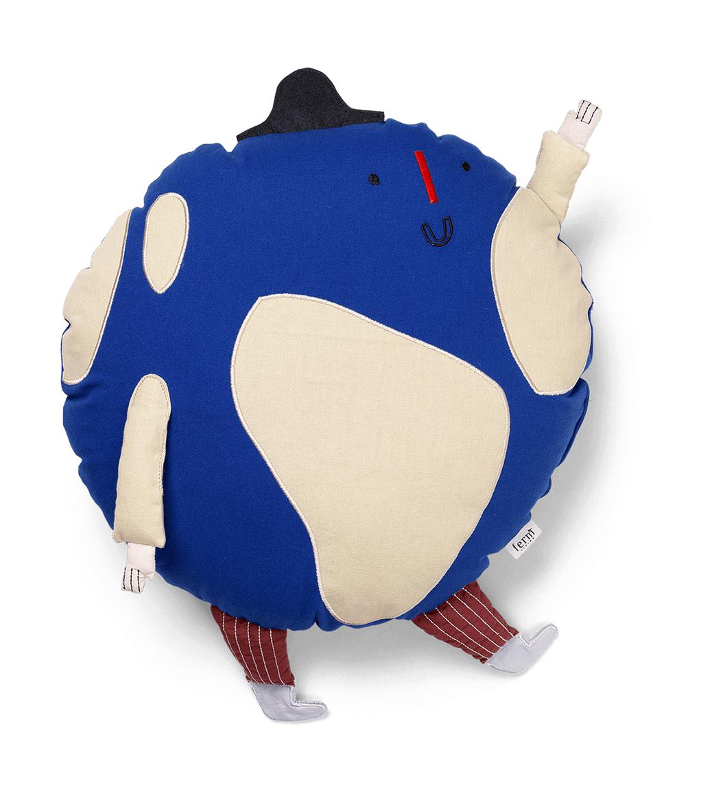 [product_category]-Ferm Living World Cushion, Blue-Ferm Living-5704723294313-1104266465-FER-1
