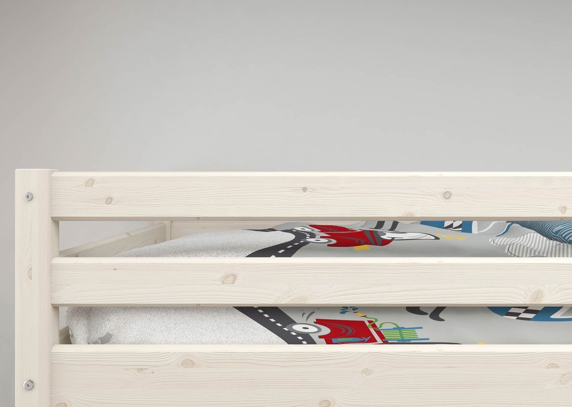 [product_category]-FLEXA Bunk bed w. extra height and straight ladder-FLEXA-5706459052564-90-10038-2-01-FLE-5