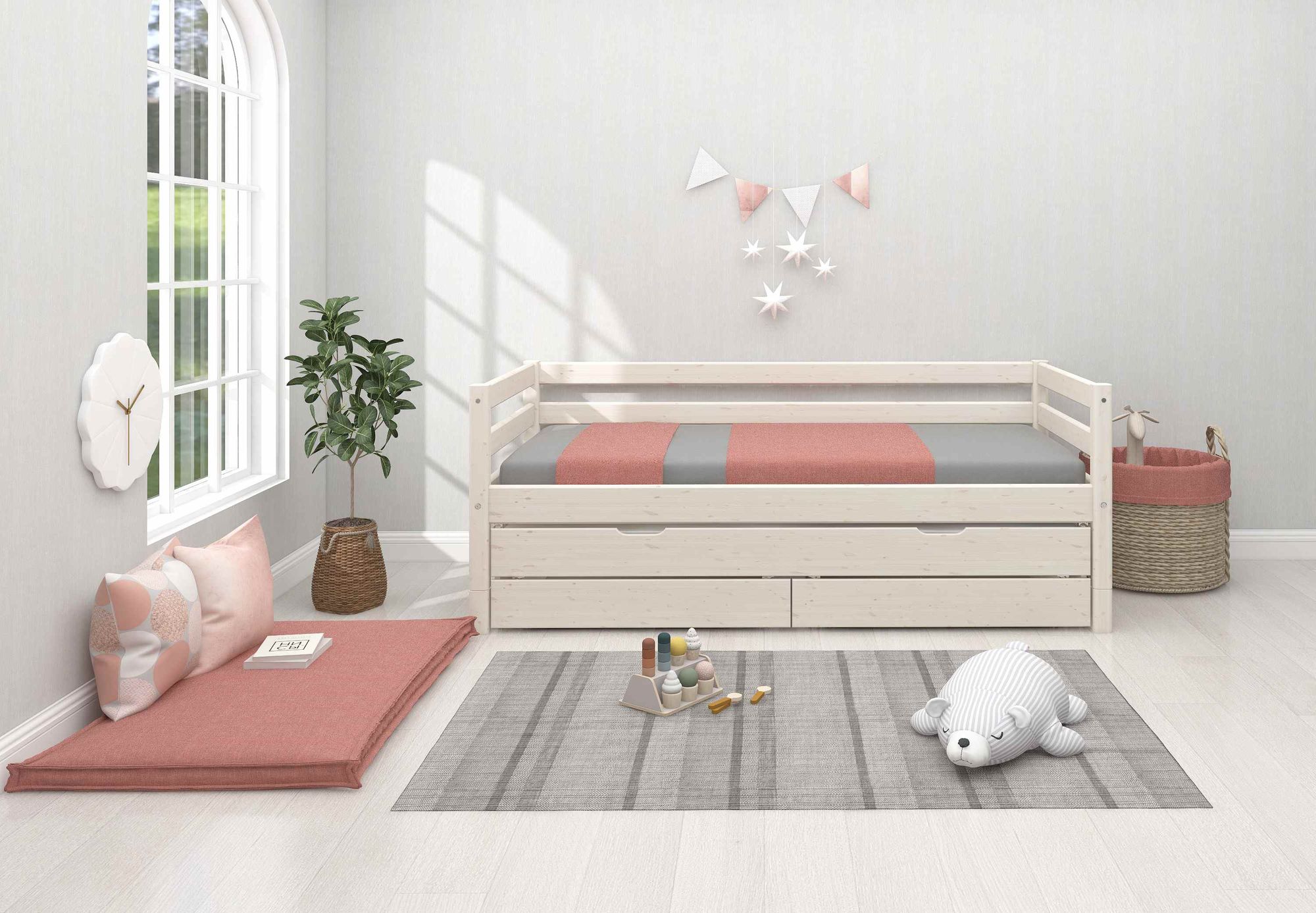[product_category]-FLEXA Daybed with trundle pullout bed-FLEXA-5706459048925-90-10157-2-01-FLE-2