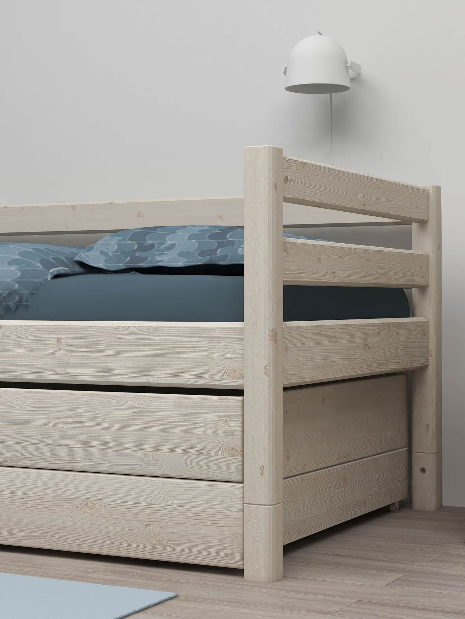 [product_category]-FLEXA Daybed with trundle pullout bed-FLEXA-5706459048925-90-10157-2-01-FLE-5