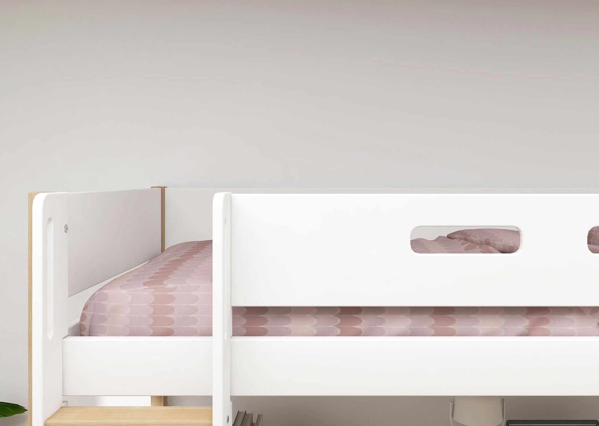 [product_category]-FLEXA High bed w. straight ladder and desk-FLEXA-5706459138930-80-31512-95-FLE-4