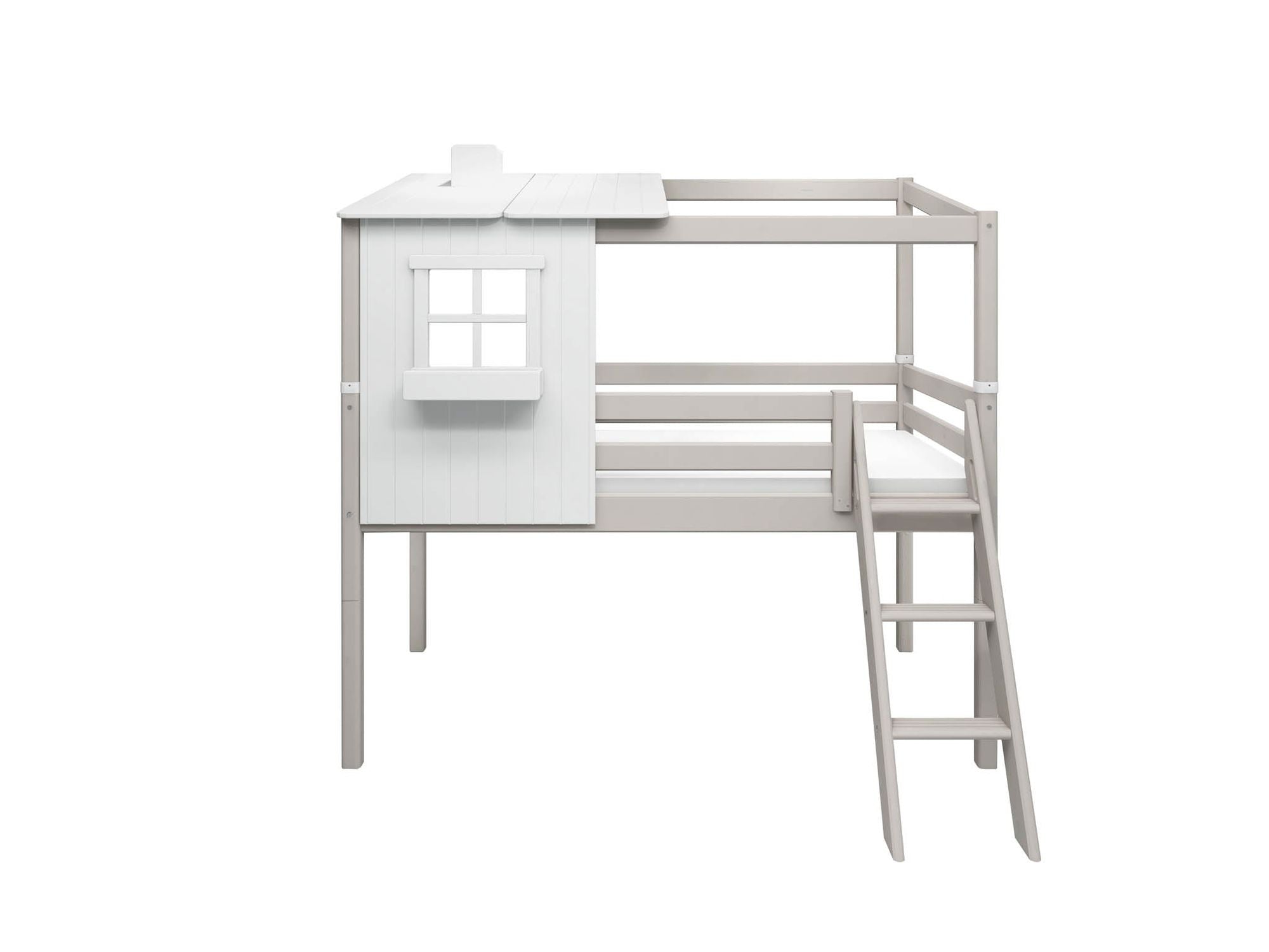 [product_category]-FLEXA Mid-high bed w. 1/2 Classic House-FLEXA-5706459130071-90-10769-72-01-FLE-6