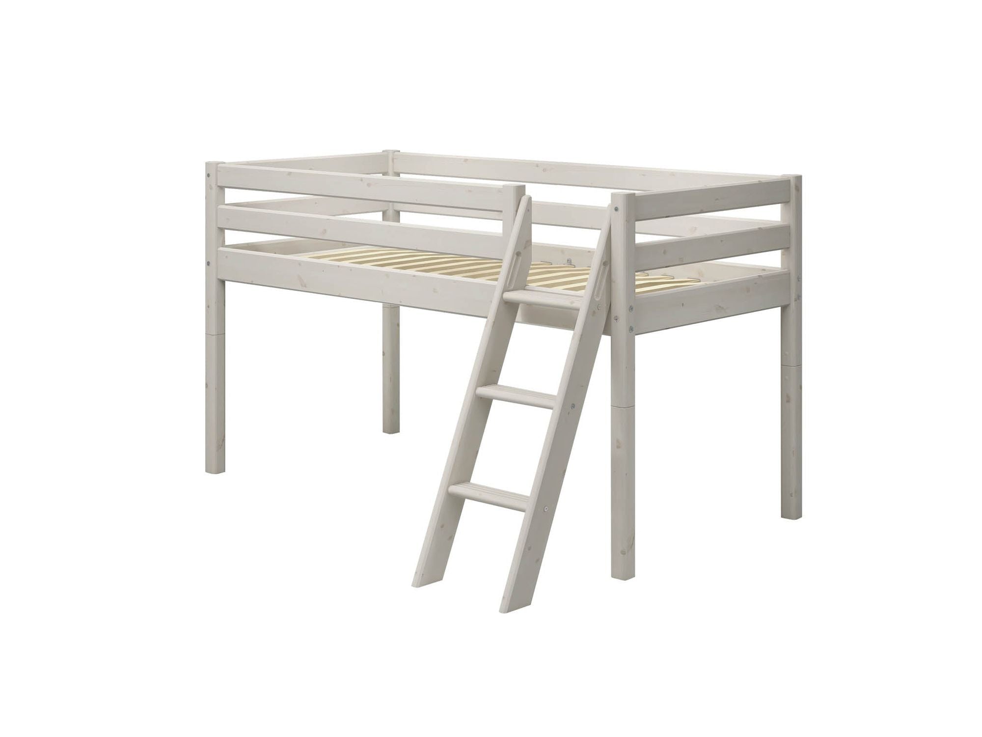 [product_category]-FLEXA Mid-high bed w. slanting ladder-FLEXA-5706459068756-90-10308-2-01-FLE-9