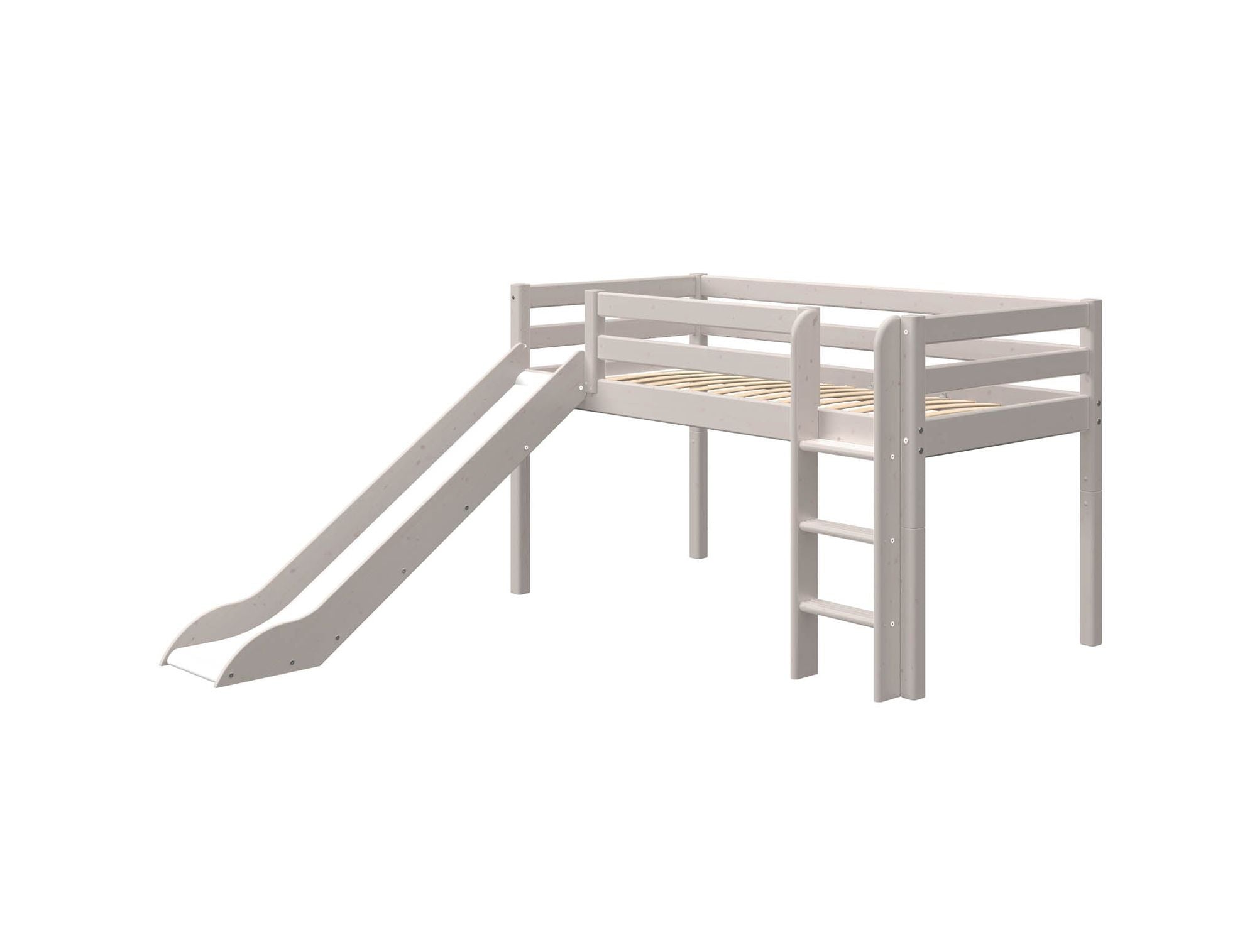 [product_category]-FLEXA Mid-high bed w. straight ladder and slide-FLEXA-5706459123233-90-10114-3-01-FLE-8