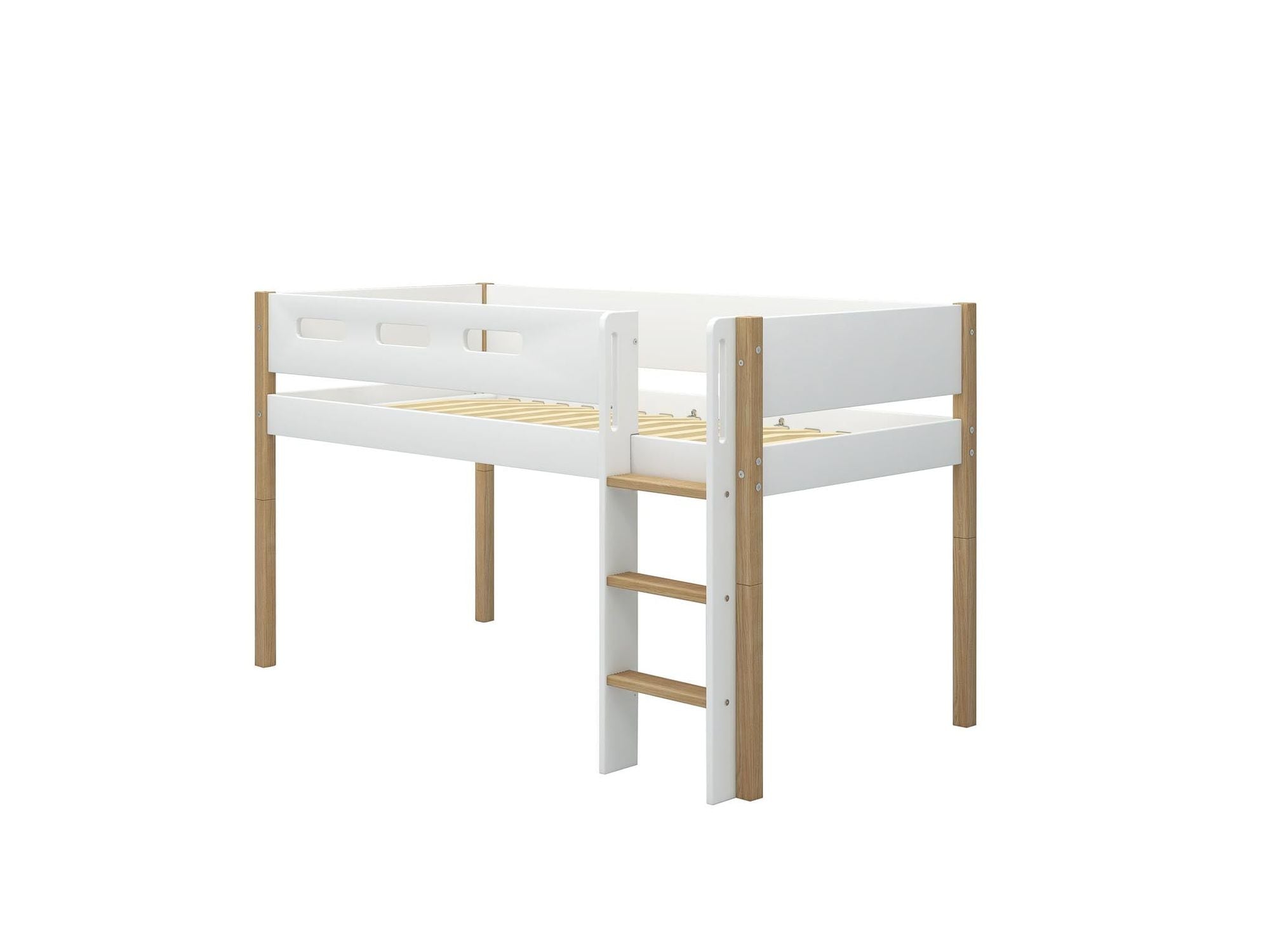 [product_category]-FLEXA Mid-high bed w. straight ladder-FLEXA-5706459132150-80-31302-95-FLE-11