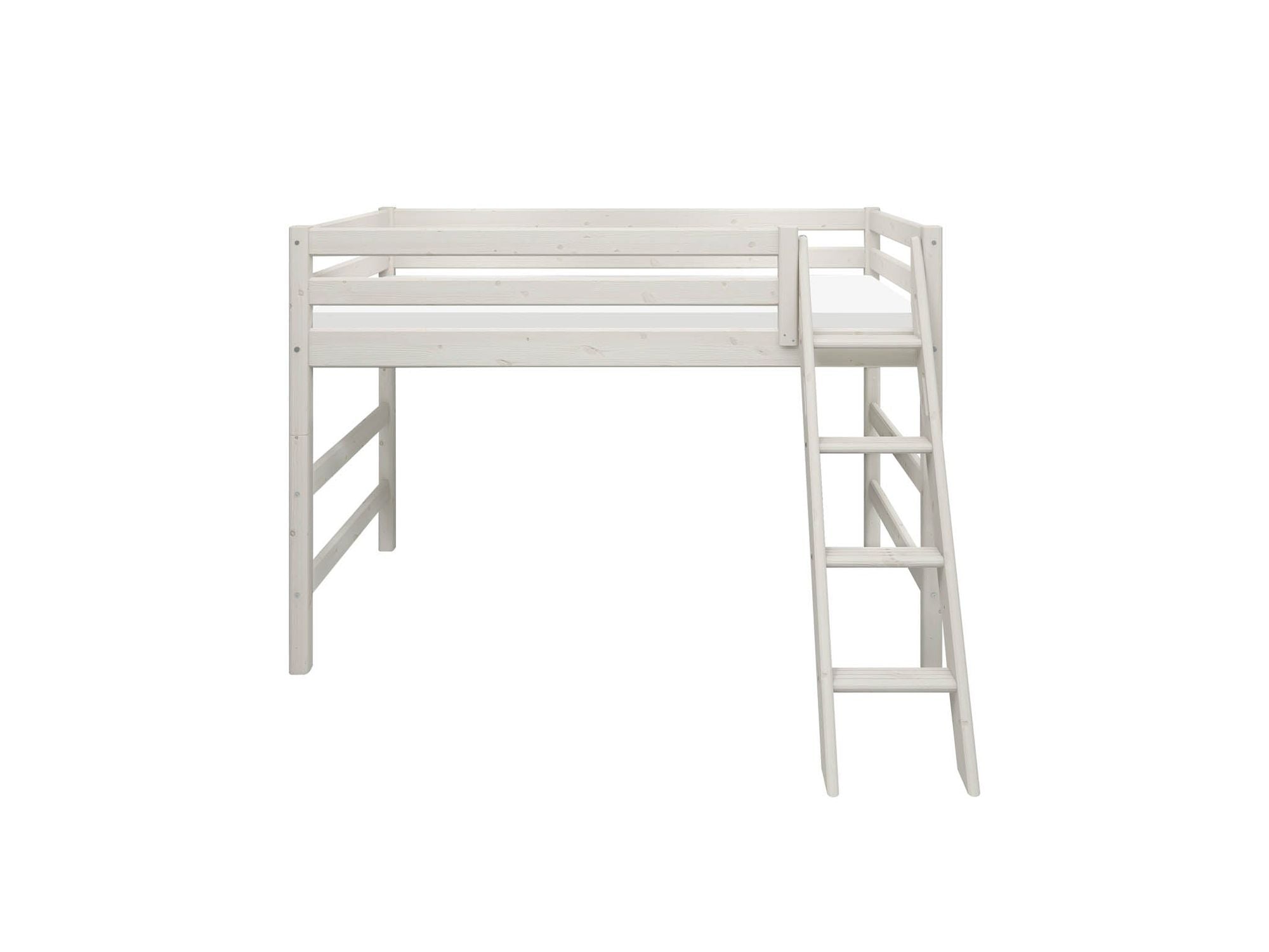 [product_category]-FLEXA Semi-high bed w. slanting ladder-FLEXA-5706459068879-90-10312-2-01-FLE-5