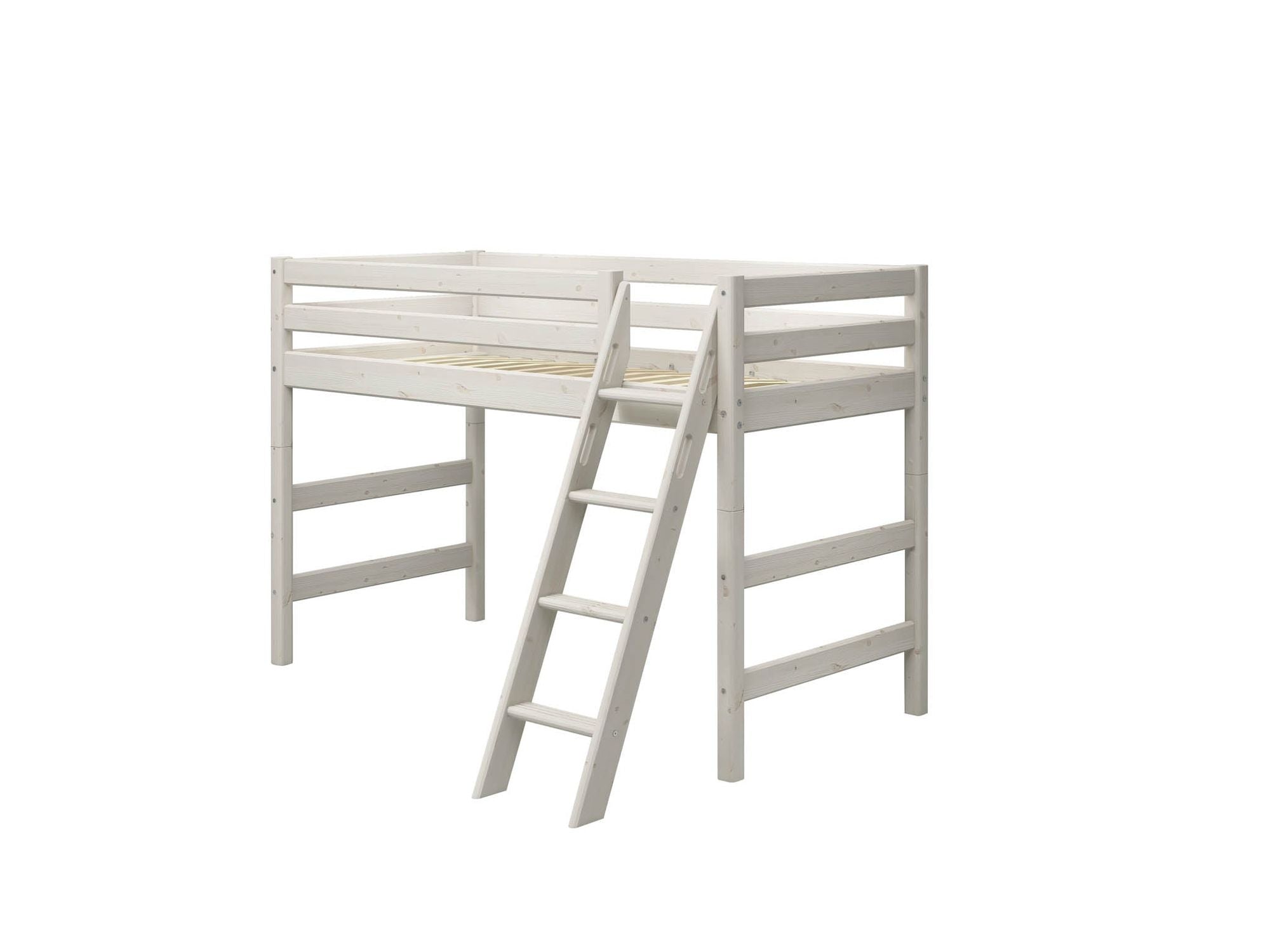 [product_category]-FLEXA Semi-high bed w. slanting ladder-FLEXA-5706459068879-90-10312-2-01-FLE-6