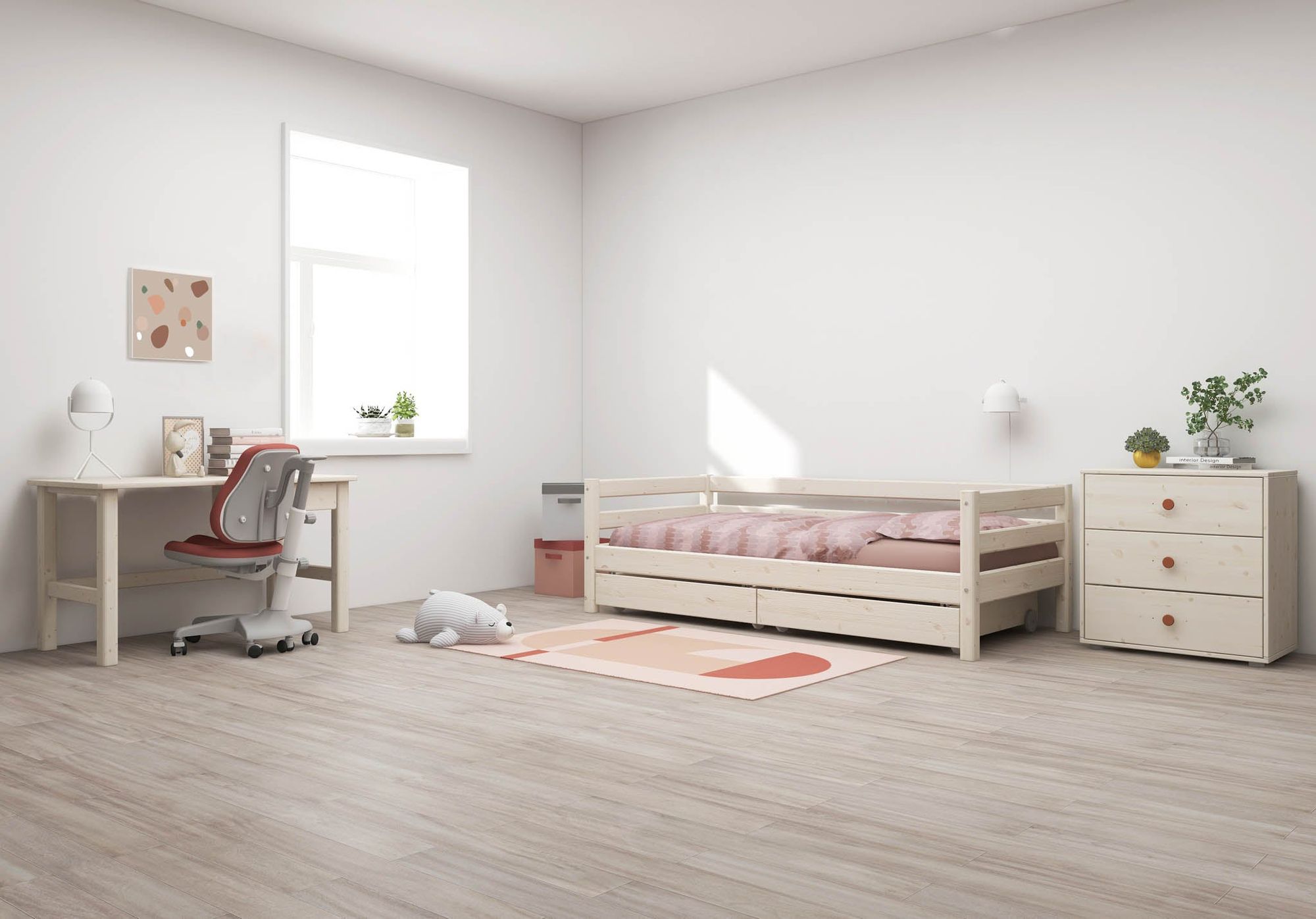[product_category]-FLEXA Single bed with 2 drawers-FLEXA-5706459048642-90-10170-2-01-FLE-2