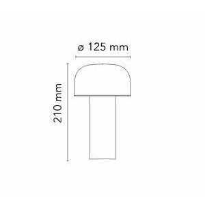 [product_category]-Flos Bellhop Table Lamp, Grey-Flos-8059607001301-F1060020-FLO-12