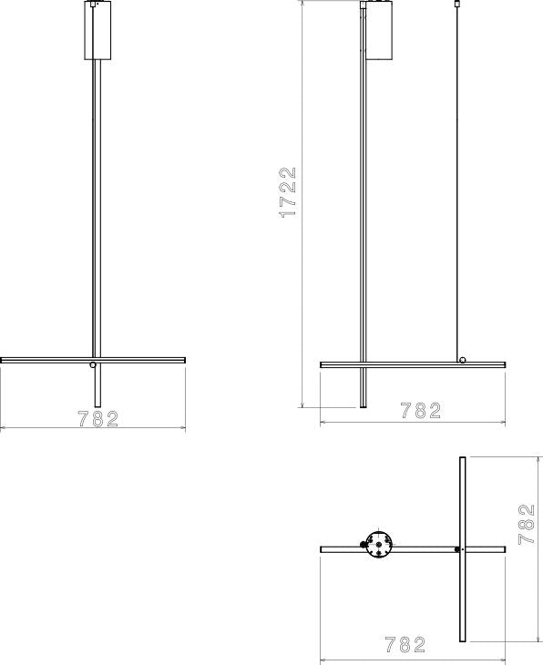 [product_category]-Flos Coordinates C1 Long Ceiling Lamp, Argent-Flos-8059607038215-F1864033-FLO-4