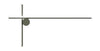 Flos Coordinates W2 Wall Lamp, Argent