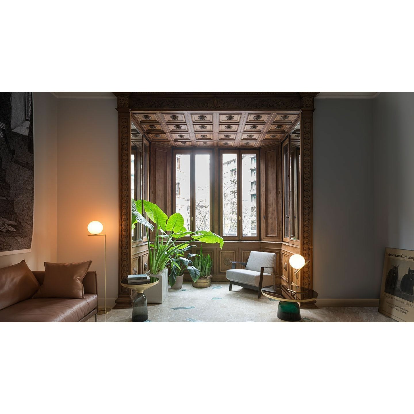 [product_category]-Flos Ic Light F1 Floor Lamp, Brass-Flos-8059607003084-F3173059-FLO-2