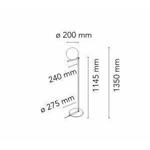 [product_category]-Flos Ic Light F1 Floor Lamp, Brass-Flos-8059607003084-F3173059-FLO-5