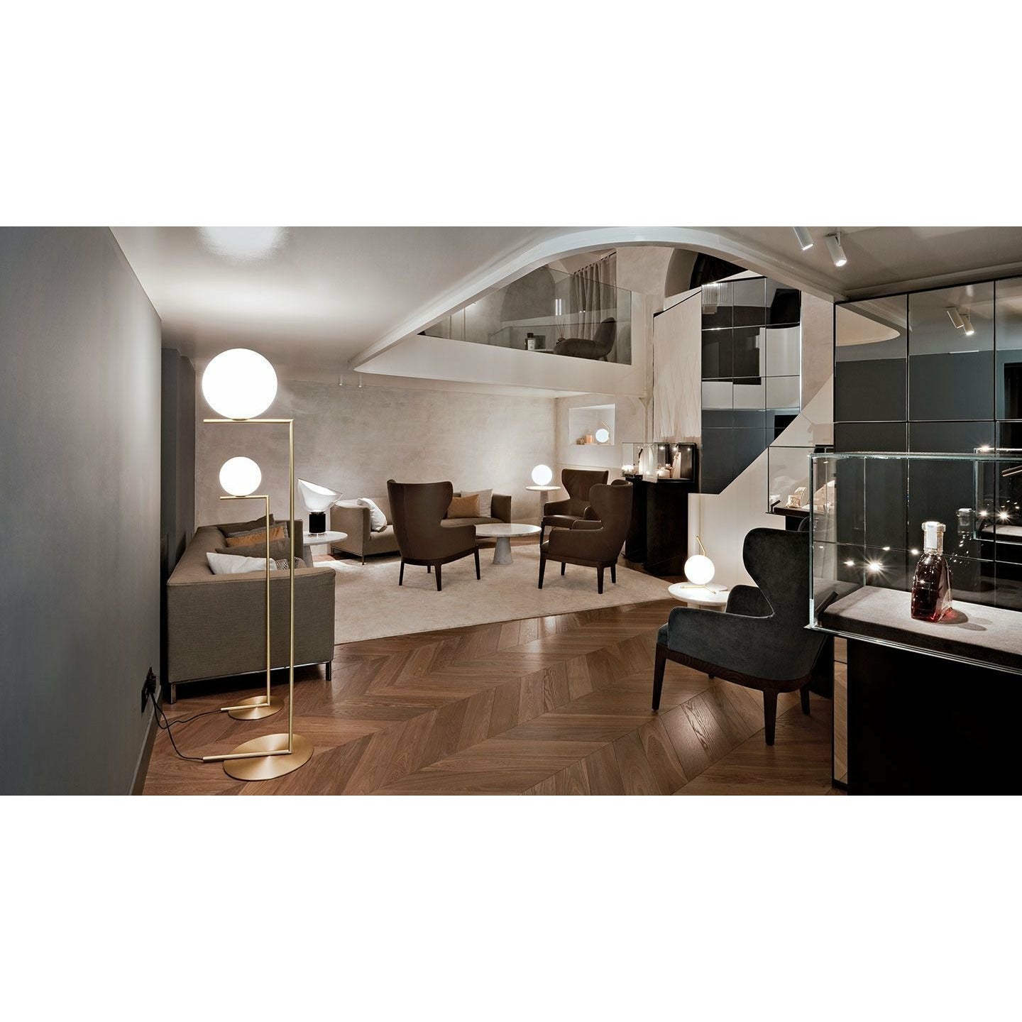 [product_category]-Flos Ic Light F2 Floor Lamp, Black-Flos-8059607003183-F3174030-FLO-2