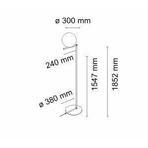 [product_category]-Flos Ic Light F2 Floor Lamp, Black-Flos-8059607003183-F3174030-FLO-5