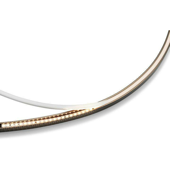 [product_category]-Flos La Plus Belle Mirror With Integrated Lighting, Brushed Gold-Flos-8059607005026-F3680044-FLO-7