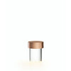  Last Order Clear Table Lamp Satin Copper