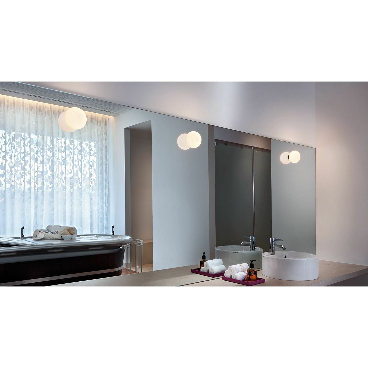 [product_category]-Flos Mini Glo Ball Wall/Ceiling Lamp For Mirror Mounting-Flos-8059607019986-F4190009-FLO-2