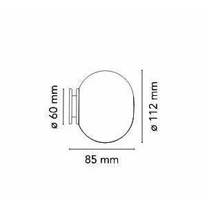[product_category]-Flos Mini Glo Ball Wall/Ceiling Lamp For Mirror Mounting-Flos-8059607019986-F4190009-FLO-5