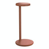  Oblique Qi Table Lamp Rust Red Matt