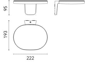 [product_category]-Flos Oplight W1 Wall Lamp, Anthracite-Flos-8059607044377-F4681033-FLO-4