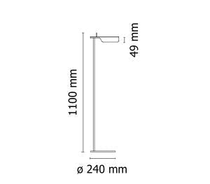 [product_category]-Flos Tab Floor Lamp, Black-Flos-8059607006573-F6564030-FLO-8