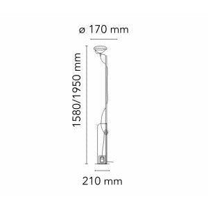 [product_category]-Flos Toio Led Floor Lamp, Black-Flos-8059607007266-F7630030-FLO-5