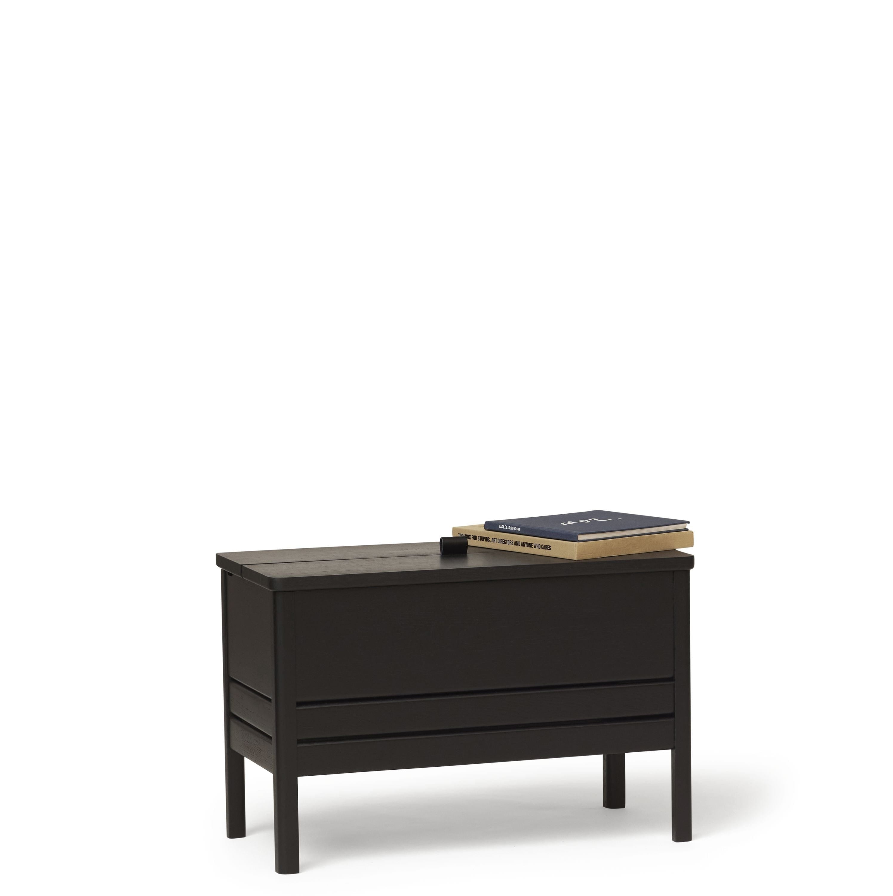 [product_category]-Form & Refine A Line Storage Bench 68, Black Stained Oak-Form&Refine-5714942021324-2132-FOR-3