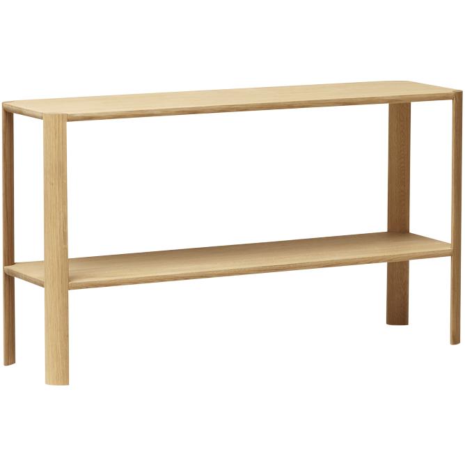 [product_category]-Form & Refine Leaf Shelf 1x2. White Oil Oak-Form&Refine-5714942012414-1241-FOR-1