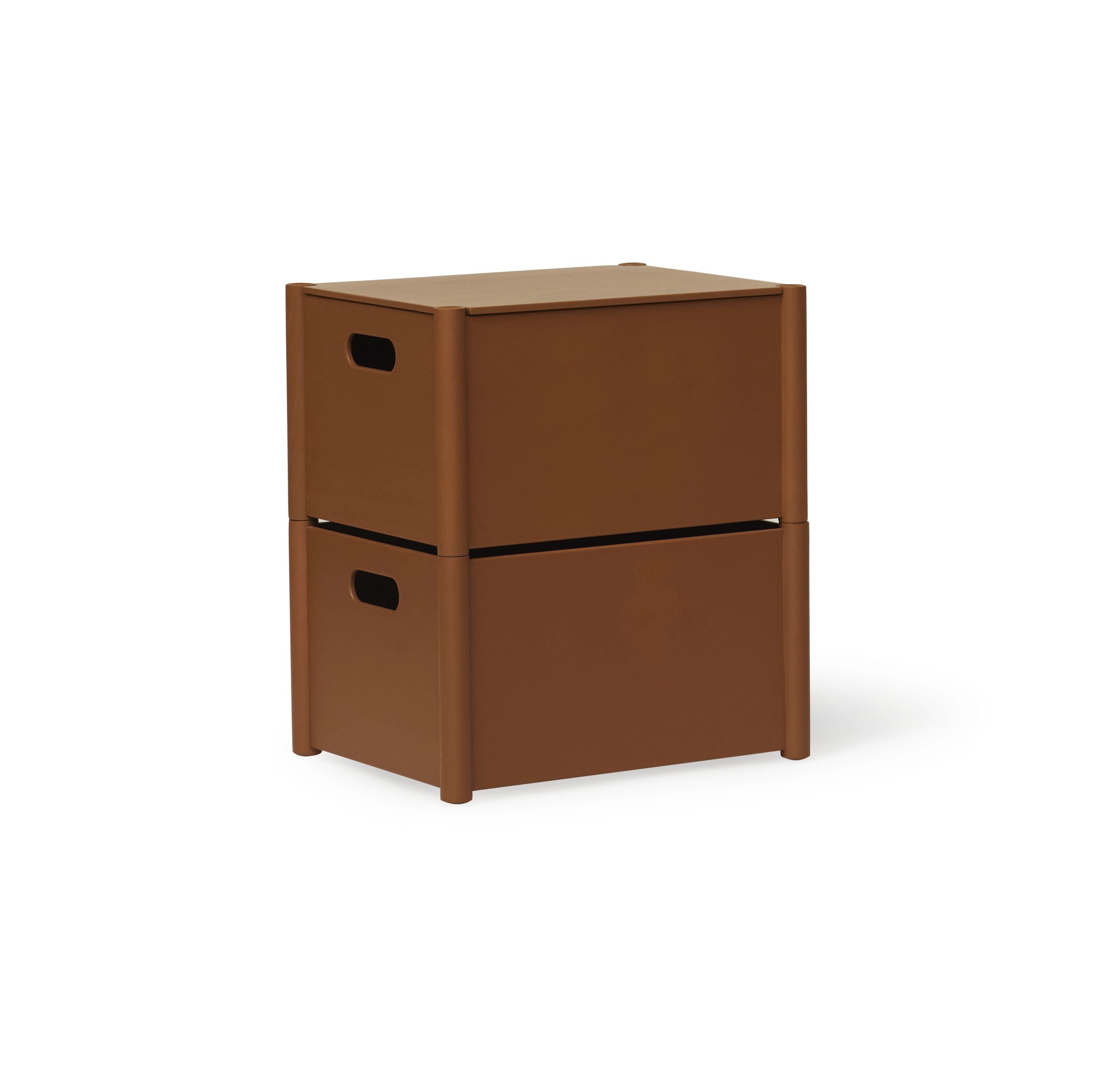 [product_category]-Form & Refine Pillar Storage Box Medium. Warm Grey-Form&Refine-5714942040110-4011-FOR-4
