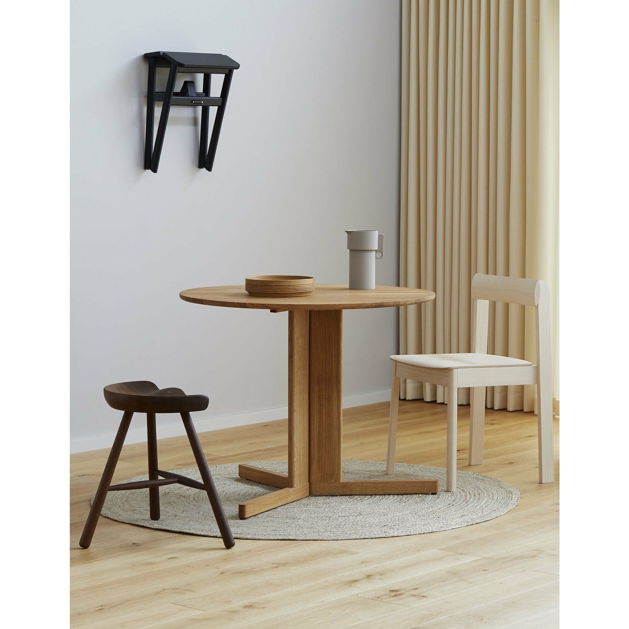 [product_category]-Form & Refine Trefoil Table ø75 Cm. Oak-Form&Refine-5714942012506-1250-FOR-7