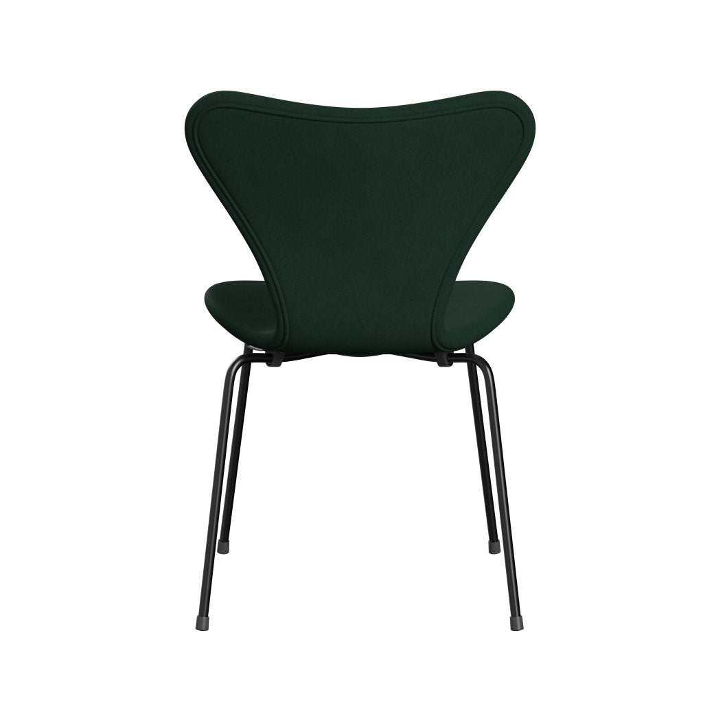 [product_category]-Fritz Hansen 3107 Chair Full Upholstery, Black/Comfort Dark Green-Fritz Hansen-3107FU-C00018-DRBL-FRI-4