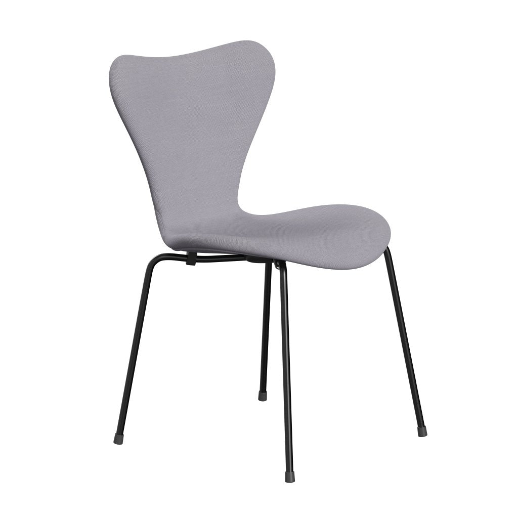 [product_category]-Fritz Hansen 3107 Chair Full Upholstery, Black/Steelcut Siber Grey Light-Fritz Hansen-3107FU-STI135-DRBL-FRI-2