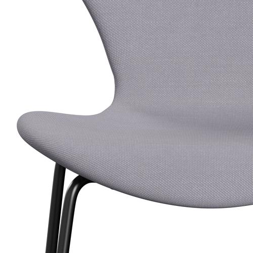 [product_category]-Fritz Hansen 3107 Chair Full Upholstery, Black/Steelcut Siber Grey Light-Fritz Hansen-3107FU-STI135-DRBL-FRI-6
