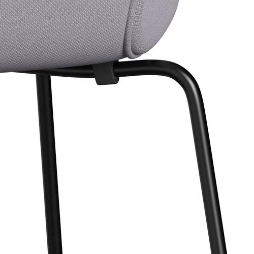 [product_category]-Fritz Hansen 3107 Chair Full Upholstery, Black/Steelcut Siber Grey Light-Fritz Hansen-3107FU-STI135-DRBL-FRI-7