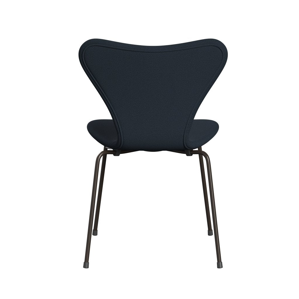 [product_category]-Fritz Hansen 3107 Chair Full Upholstery, Brown Bronze/Capture Blue-Fritz Hansen-3107FU-CP6001-DBPC-FRI-4