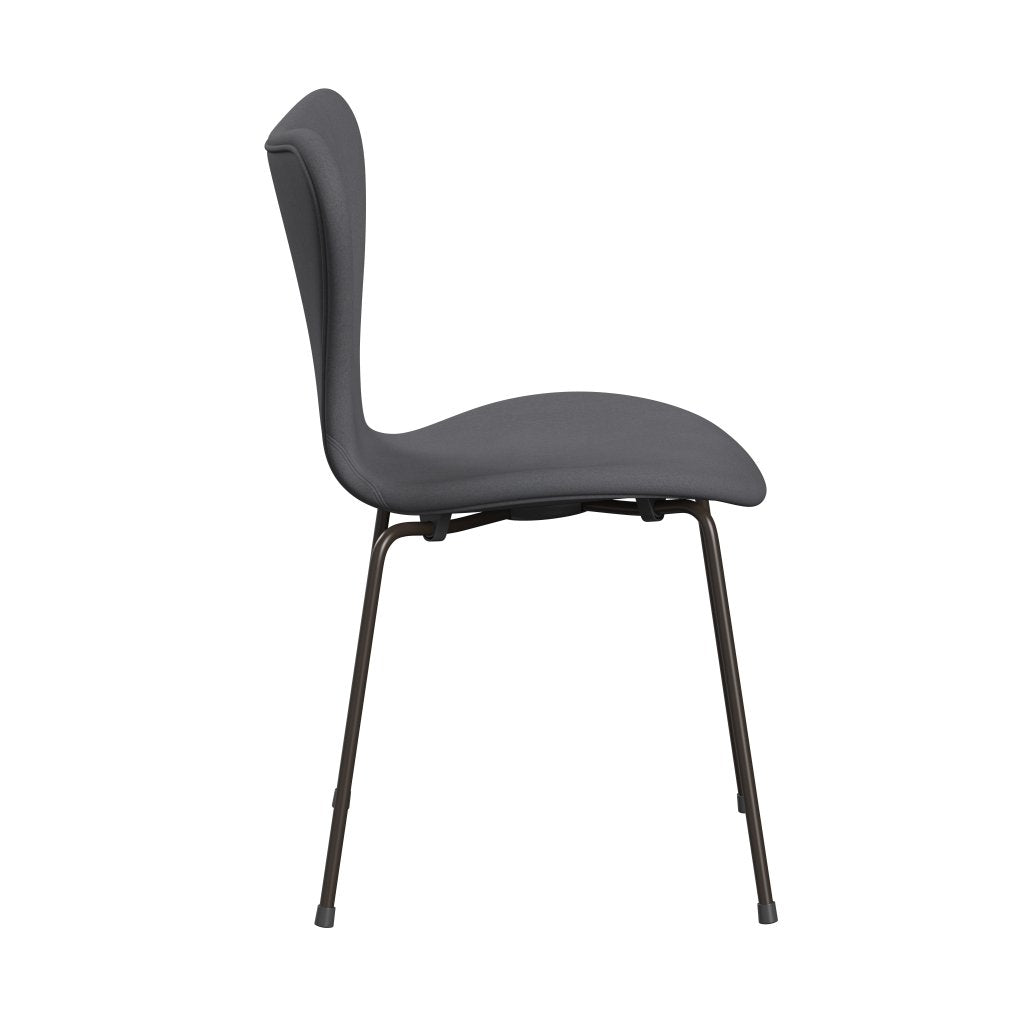 [product_category]-Fritz Hansen 3107 Chair Full Upholstery, Brown Bronze/Comfort Grey (C01012)-Fritz Hansen-3107FU-C01012-DBPC-FRI-3