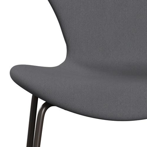 [product_category]-Fritz Hansen 3107 Chair Full Upholstery, Brown Bronze/Comfort Grey (C01012)-Fritz Hansen-3107FU-C01012-DBPC-FRI-6