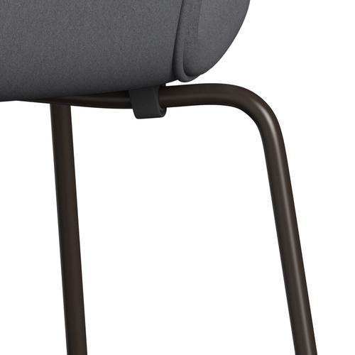 [product_category]-Fritz Hansen 3107 Chair Full Upholstery, Brown Bronze/Comfort Grey (C01012)-Fritz Hansen-3107FU-C01012-DBPC-FRI-7