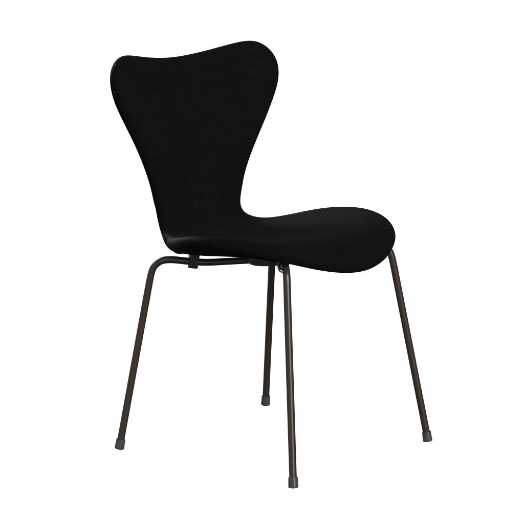 [product_category]-Fritz Hansen 3107 Chair Full Upholstery, Brown Bronze/Fame Black-Fritz Hansen-3107FU-F60999-DBPC-FRI-2