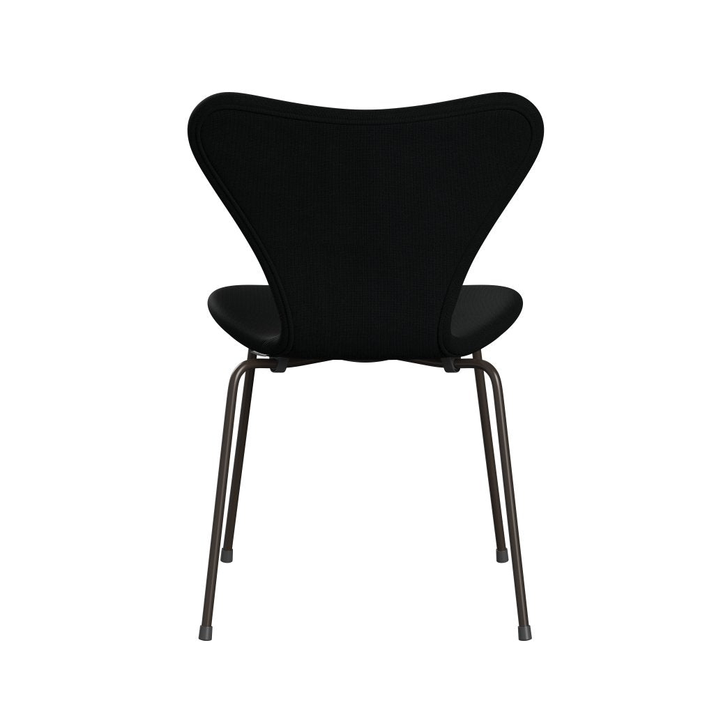 [product_category]-Fritz Hansen 3107 Chair Full Upholstery, Brown Bronze/Fame Black-Fritz Hansen-3107FU-F60999-DBPC-FRI-4